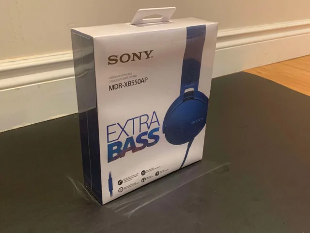 Good Finds | Sony Extra Bass Headphones MDR-XB550AP Blue thumbnail