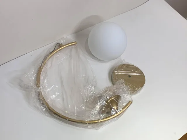 Modern Gold Flush Mount Ceiling Light image indicator(10)