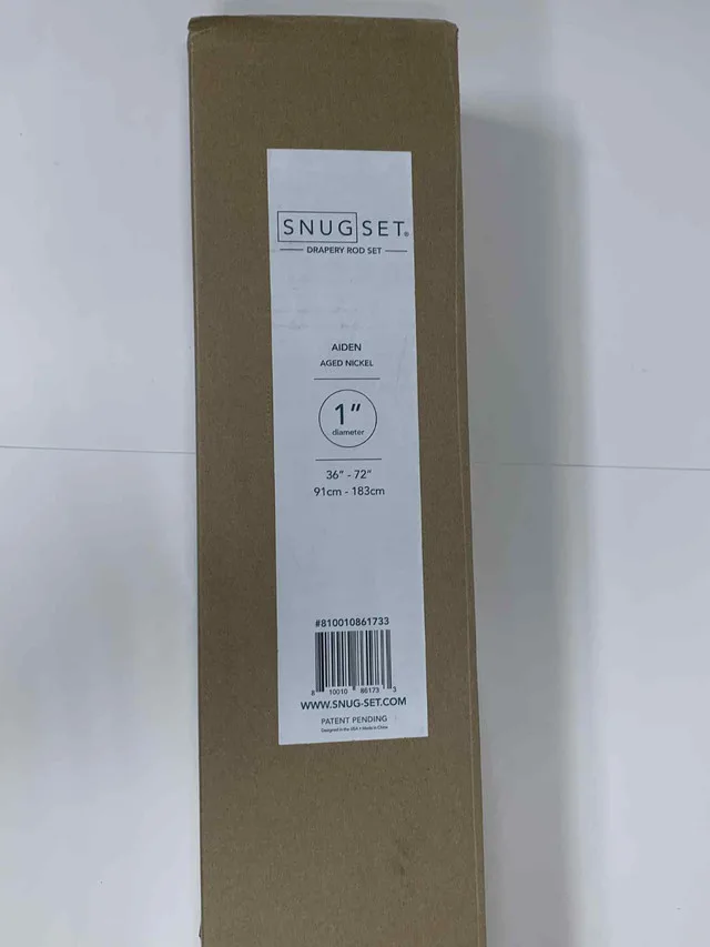 SnugSet Aiden 1" Drapery Rod Set (36–72") | Good Finds thumbnail