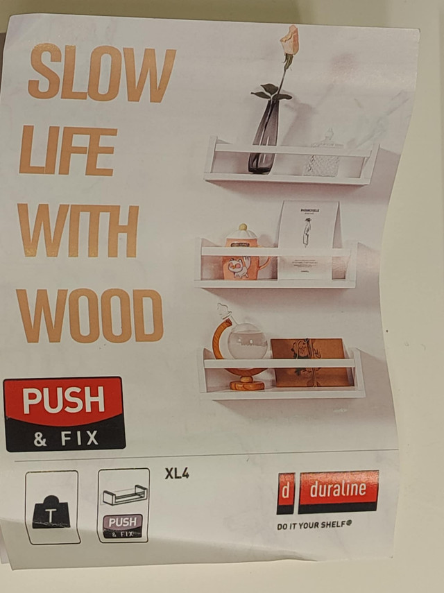 Duraline Floating Shelf Set | Push & Fix XL4 | Good Finds