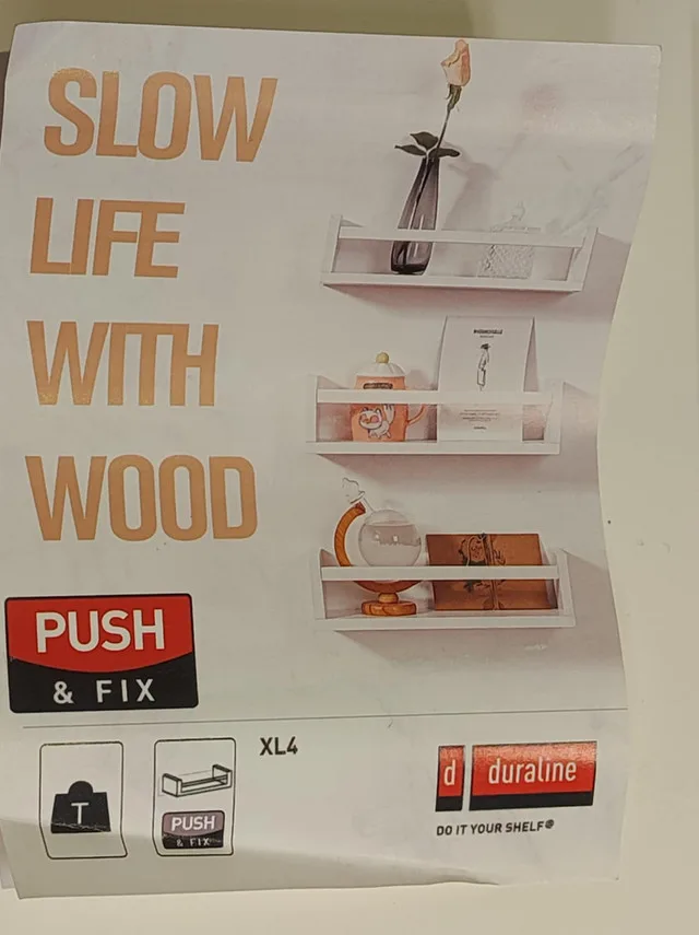 Duraline Floating Shelf Set | Push & Fix XL4 | Good Finds thumbnail