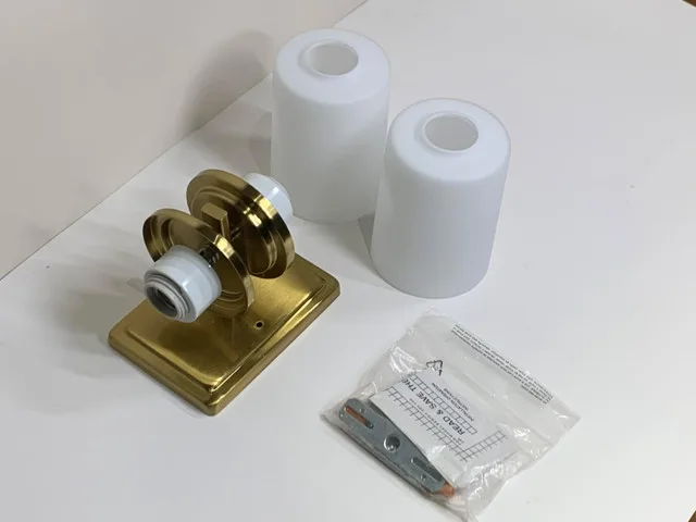 Forte Duo 2-Light Wall Sconce – Soft Gold | Good Finds image indicator(4)