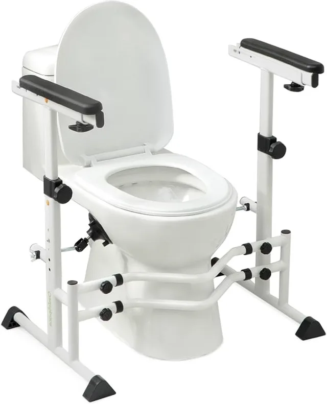 OasisSpace G320 Adjustable Toilet Safety Rails thumbnail
