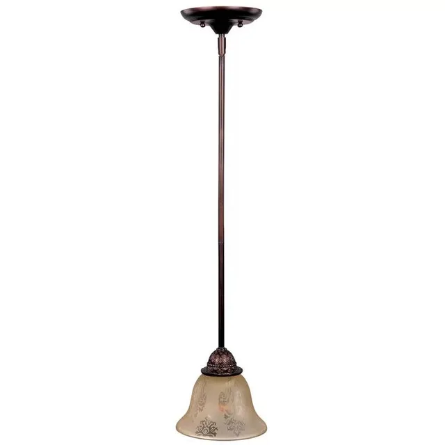 Hopson 1-Light Pendant w/ Frosted Glass Bell Shade thumbnail