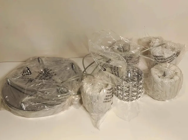 Artistry LED Cylinder Crystal 5-Light Pendant | Good Finds image indicator(4)