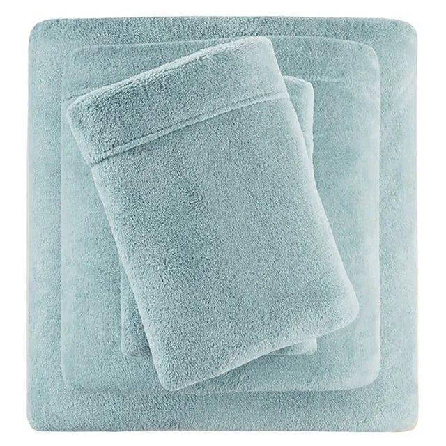 True North Aqua Plush Microfiber Sheet Set | Good Finds thumbnail