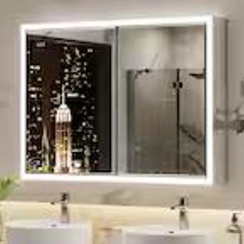 Elega LED Lighted Fogless Medicine Cabinet | Good Finds thumbnail