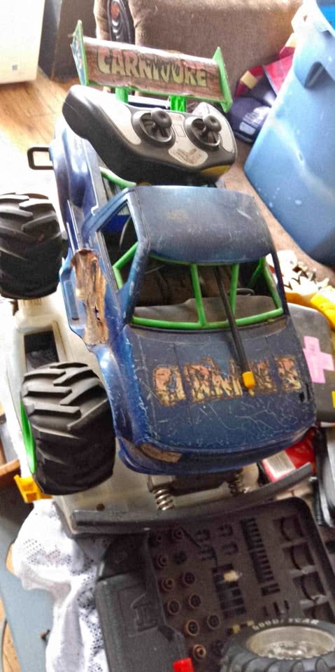 R/C trucks and boat