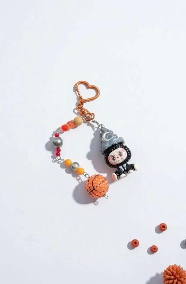✨ Handmade Beaded Lip Balm Keychain – Cute & Functional Gift 🎁💄 image indicator(5)