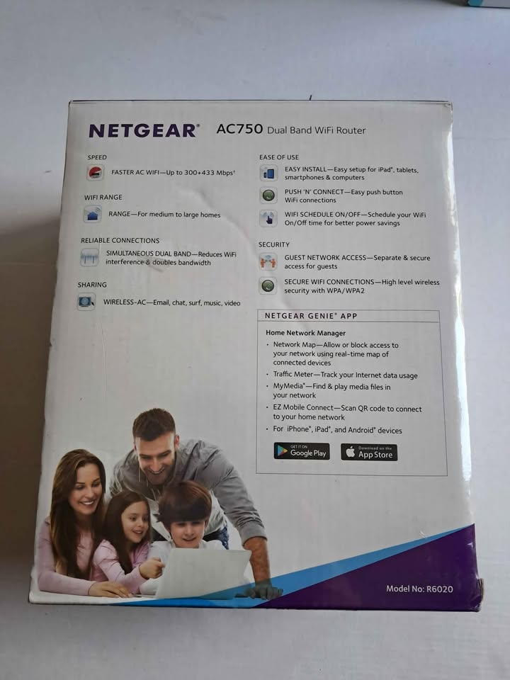 Netgear ac750 dualband wifi router - photo 2