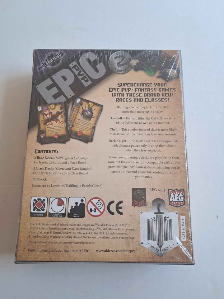 Epic PVP 2 Expansion Shufflebuilding Game Sealed - photo 2
