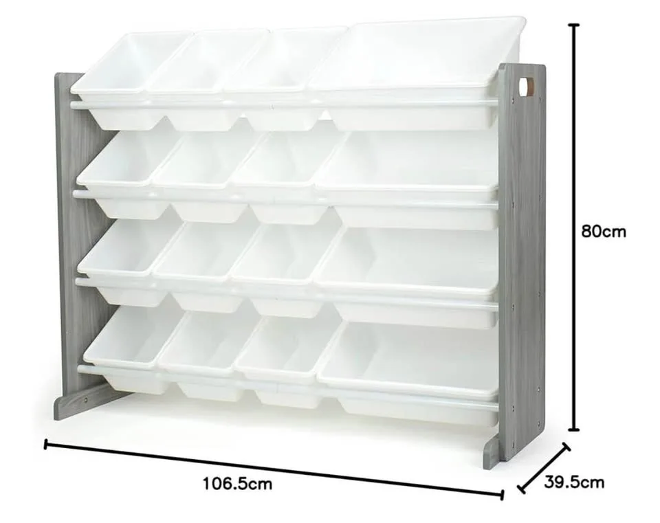 Humble Crew Toy Storage Organizer with 16 Bins image indicator(6)