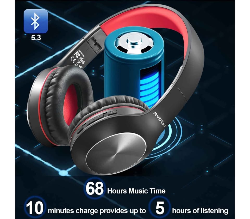Bluetooth Headphones Over Ear - photo 3