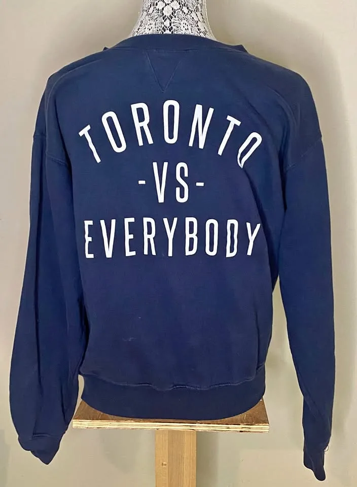Toronto Blue Jays Navy Sweatshirt Adult Large thumbnail