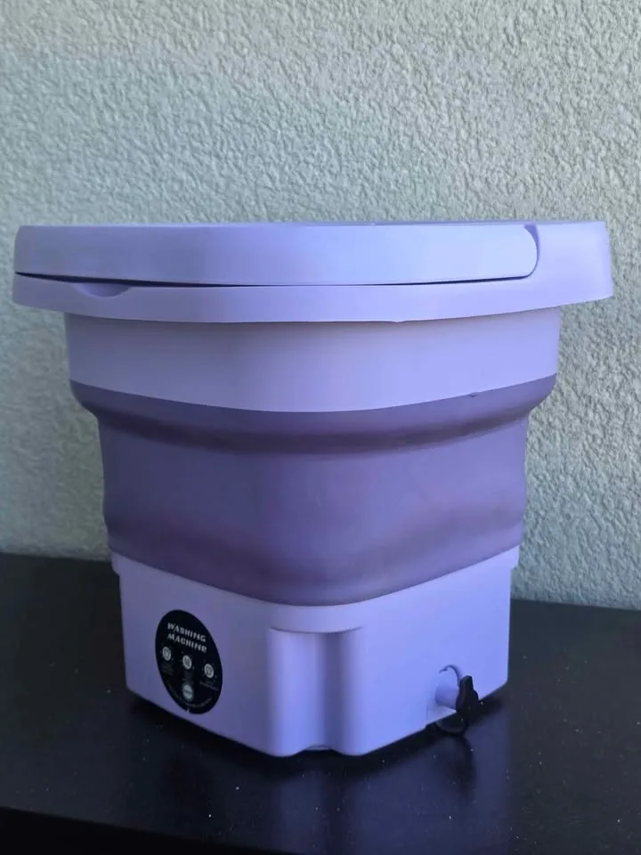 Portable Foldable Mini Washing Machine for small clothes image indicator(2)