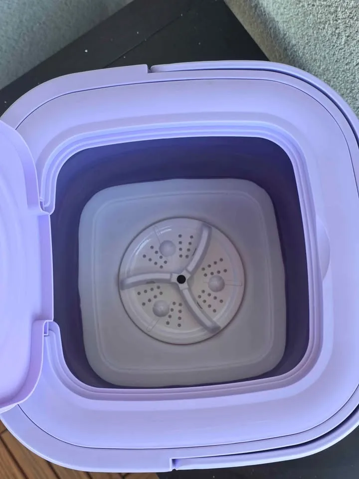 Portable Foldable Mini Washing Machine for small clothes image indicator(4)