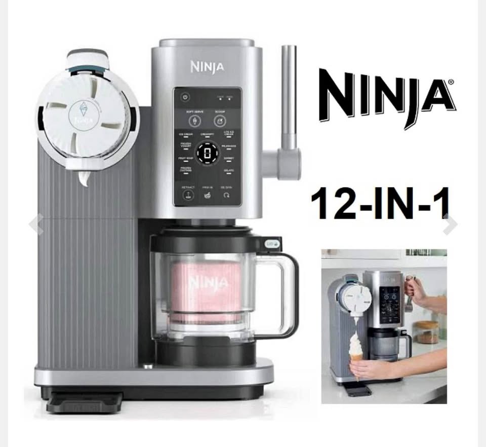 Ninja CREAMi Swirl Ice Cream & Soft Serve Machine