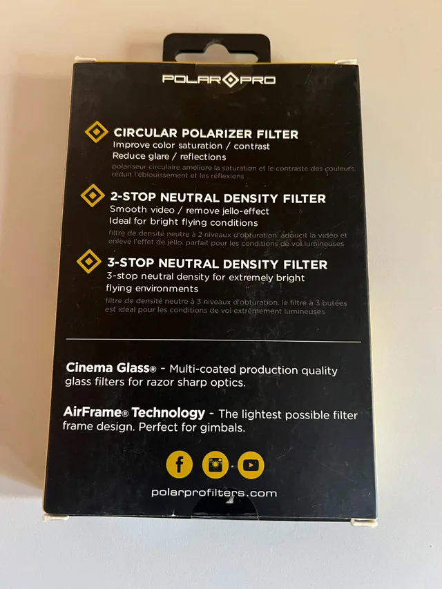 Lens Filters for DJI Phantom, Mavic, Inspire, HERO image indicator(2)