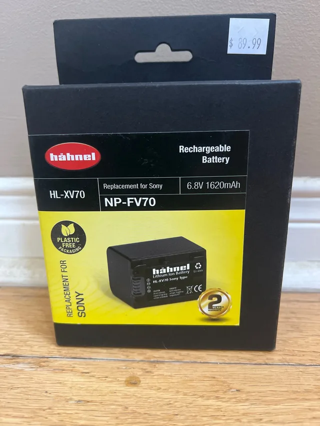 Hahnel NP-FV70 battery thumbnail