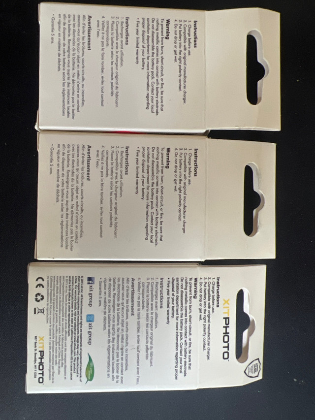 EN-EL22 & NB-10L batteries - photo 2