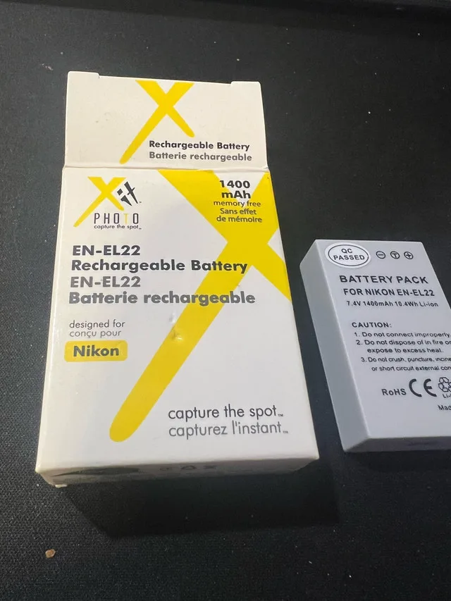 Nikon EN-EL22 Battery image indicator(2)