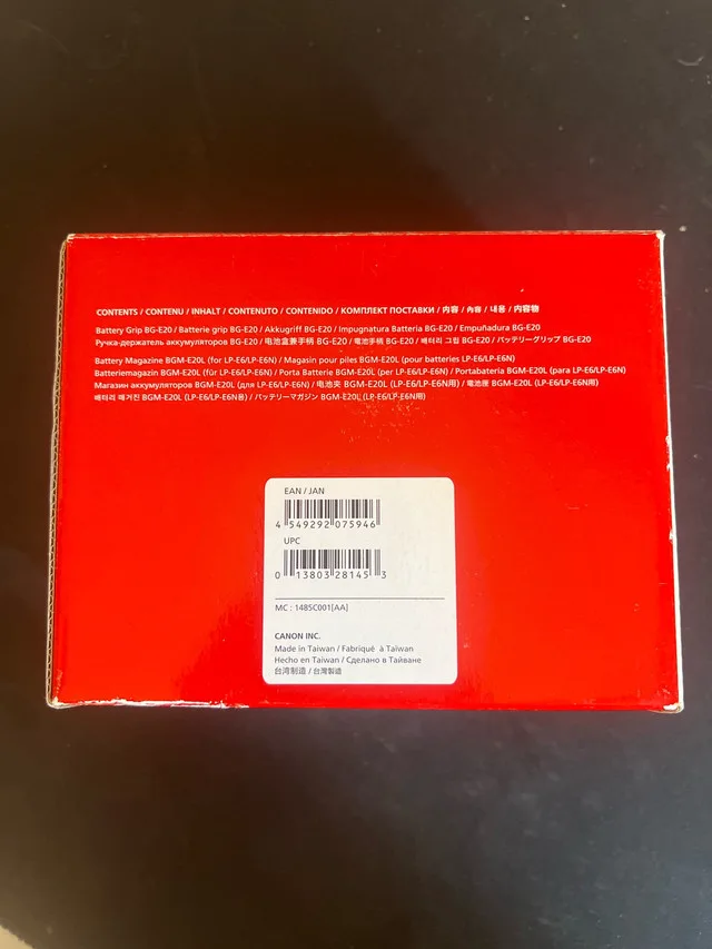 Canon BG-E20 Battery Grip image indicator(2)