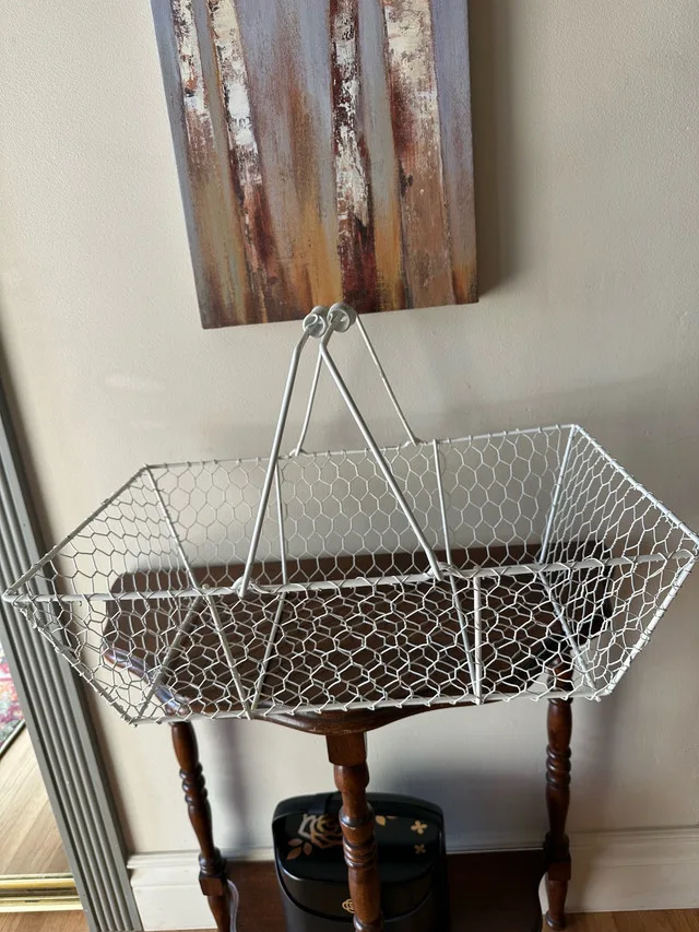 large white wire Basket image indicator(3)