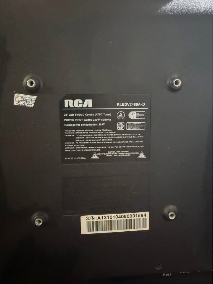 RCA monitor has cd player and also is a tv - photo 3