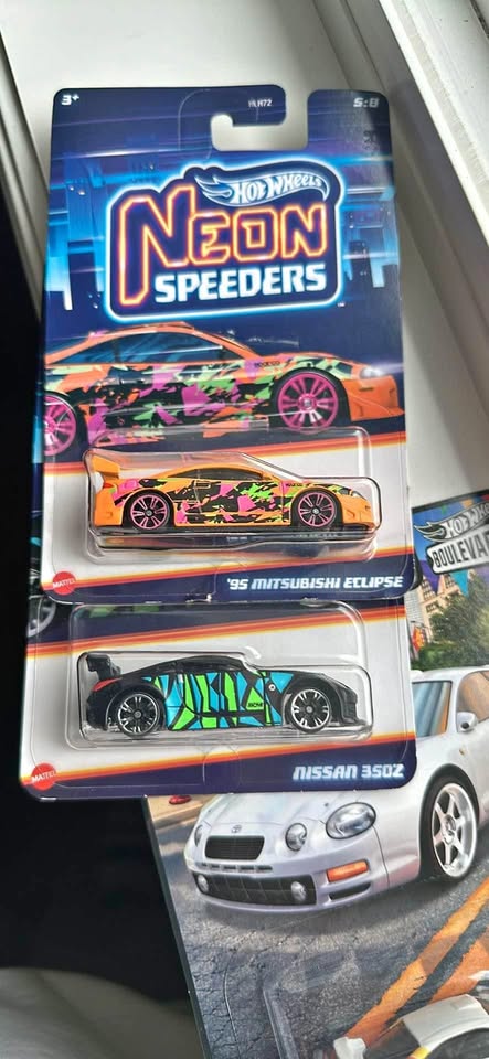 Hot wheels neon speeders 5 dollar each