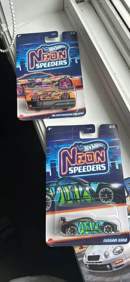 Hot wheels neon speeders 5 dollar each image indicator(2)