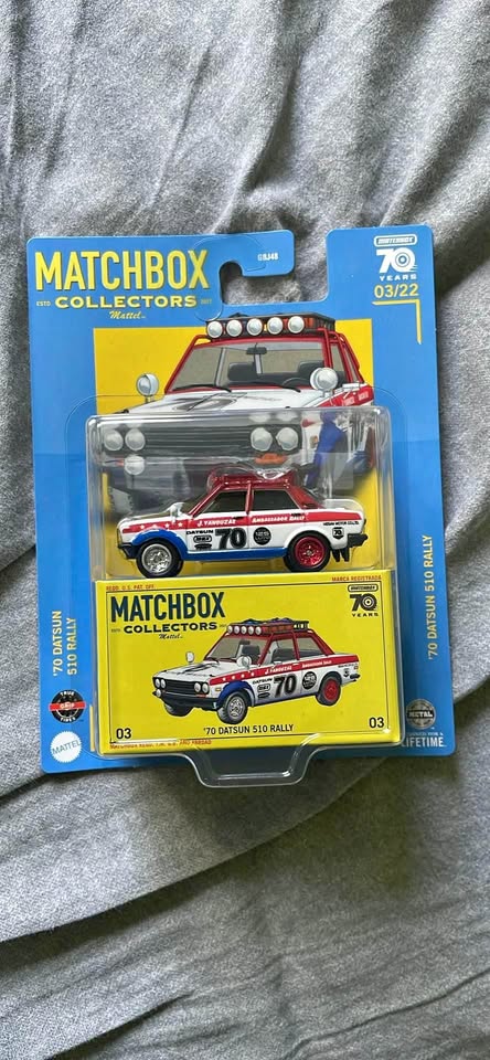 Matchbox 70 Datsun 510 rally