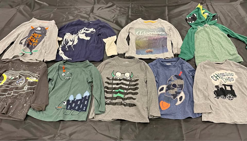 Pants/Long Sleeve Shirts- 24mths/2T