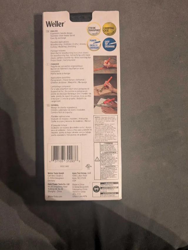 Weller 15 Piece Wood burning kit image indicator(4)