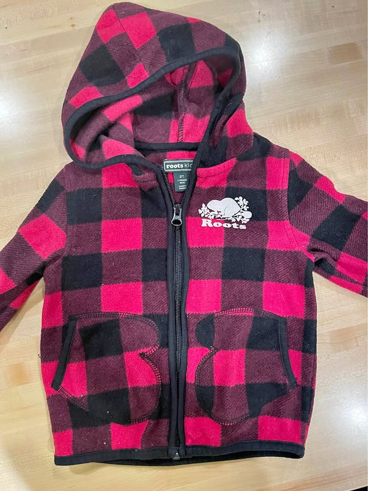 Roots 2T Plaid Sweatshirt