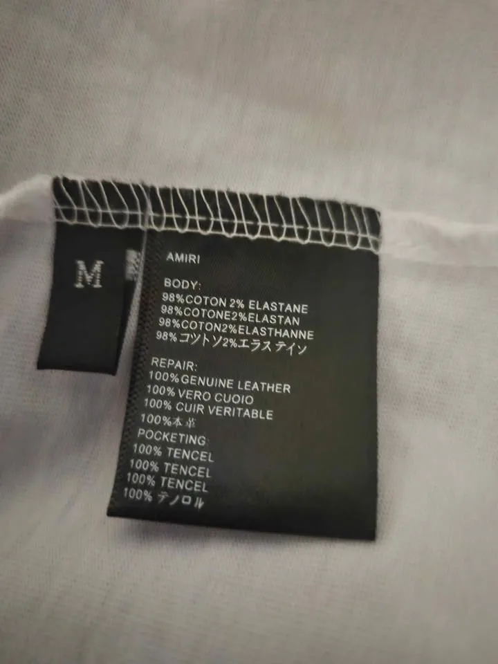 Amiri White Tee Size Medium image indicator(4)