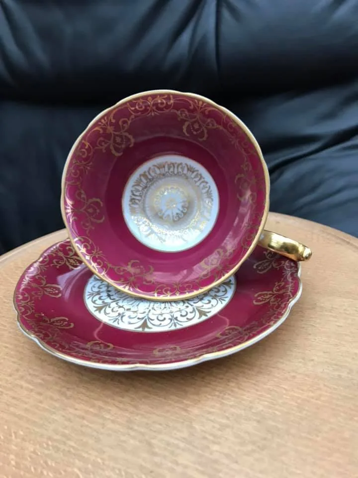 Lovely Handmade Porcelain Flower Fairy in a Vintage Tea Cup image indicator(2)