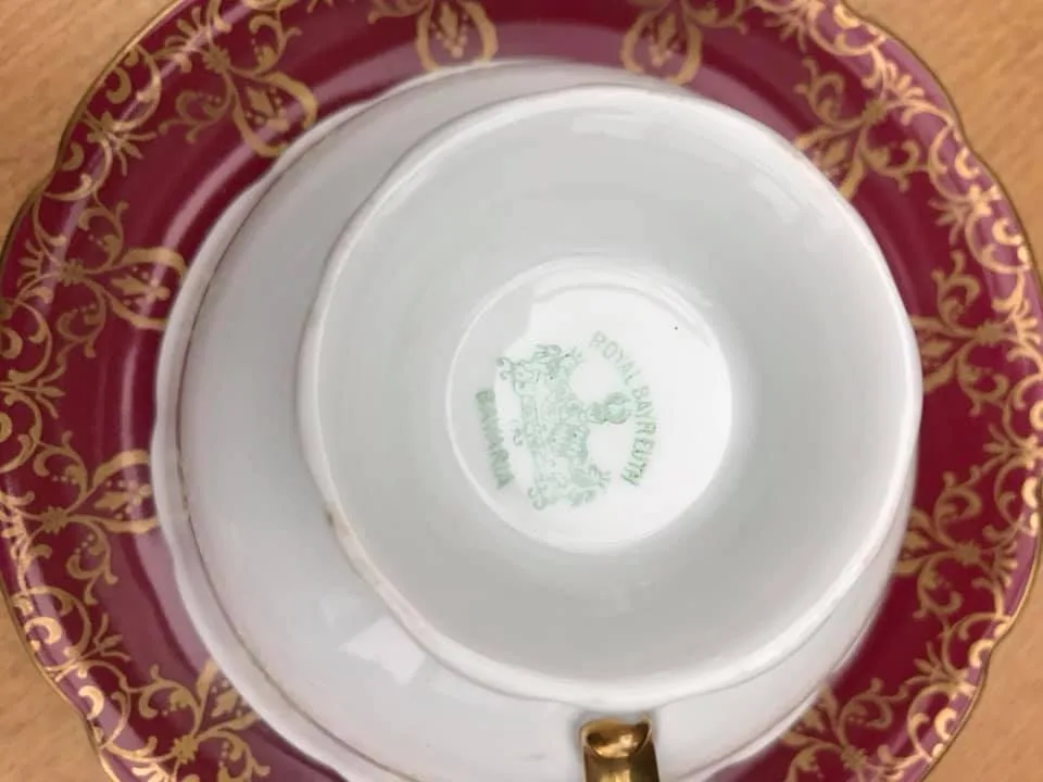 Lovely Handmade Porcelain Flower Fairy in a Vintage Tea Cup image indicator(4)