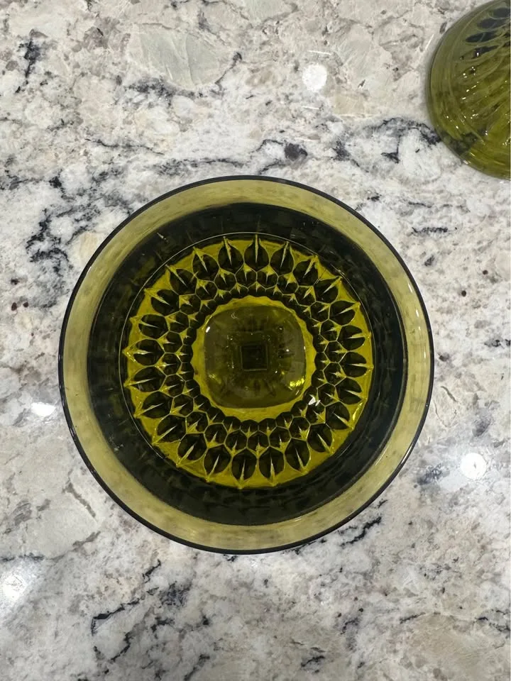 Stunning Vintage Glass Candy Container image indicator(4)