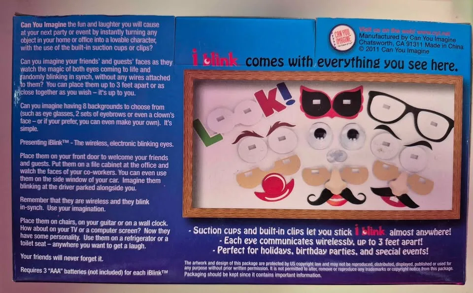 Wireless blinking eye decor image indicator(4)