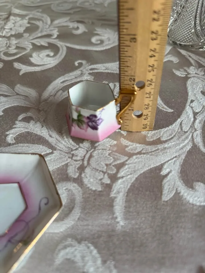 Vintage Miniature Teacup and Saucer image indicator(6)