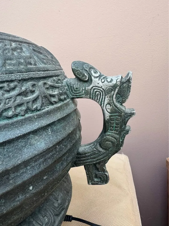 Awesome Vintage James Mont Asian Inspired Ice Bucket image indicator(2)