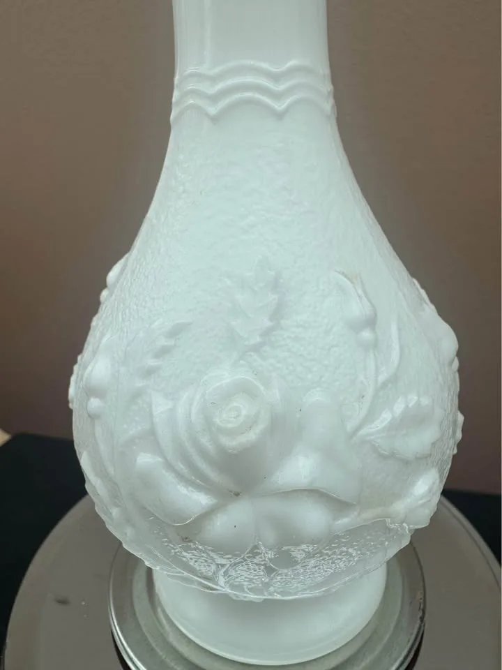 Vintage Imperial Glass Milk Glass Bud Vase image indicator(2)
