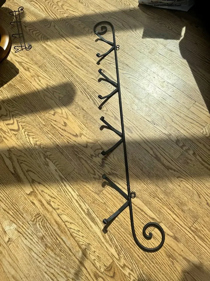 Hand Made Wrought Iron Plate Display thumbnail