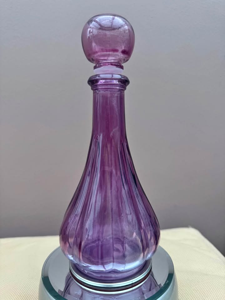 Beautiful Glass Decanter or Perfume Bottle