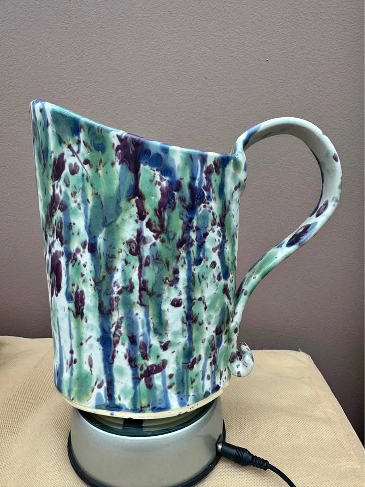 Beautiful Hand Crafted Pottery Milk Pitcher thumbnail