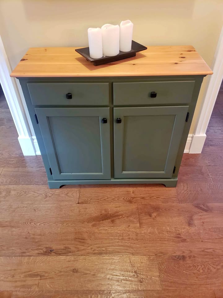 Rustic liquor cabinet