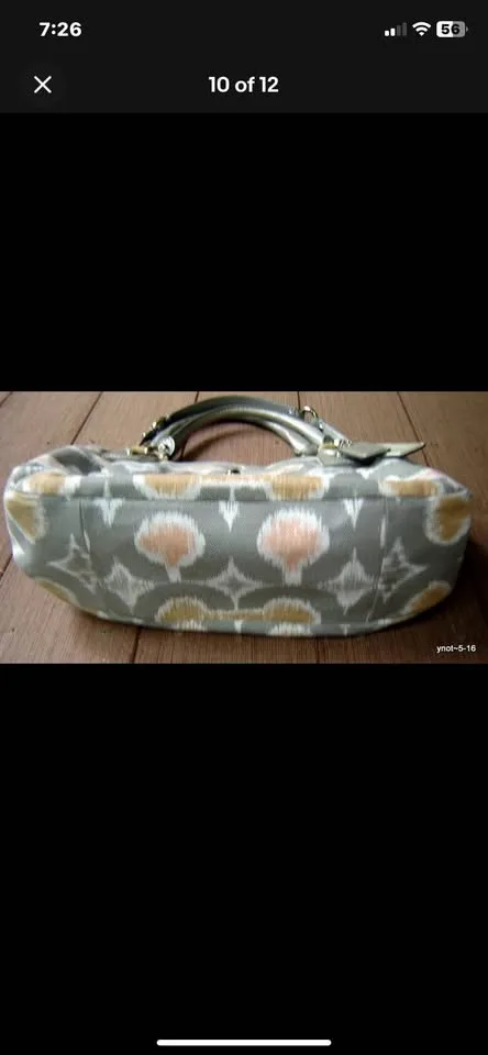 COACH Kristin Op Art i-Cat PURSE/HANDBAG #16940 image indicator(5)