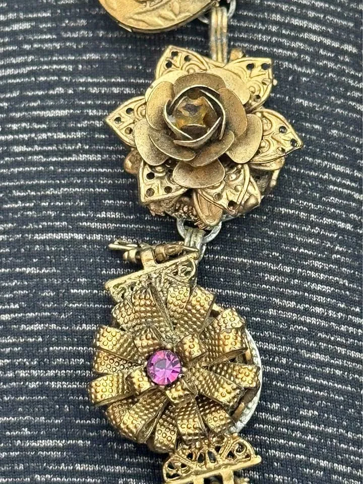 Stunning OOAK Vintage Handcrafted Bracelet thumbnail