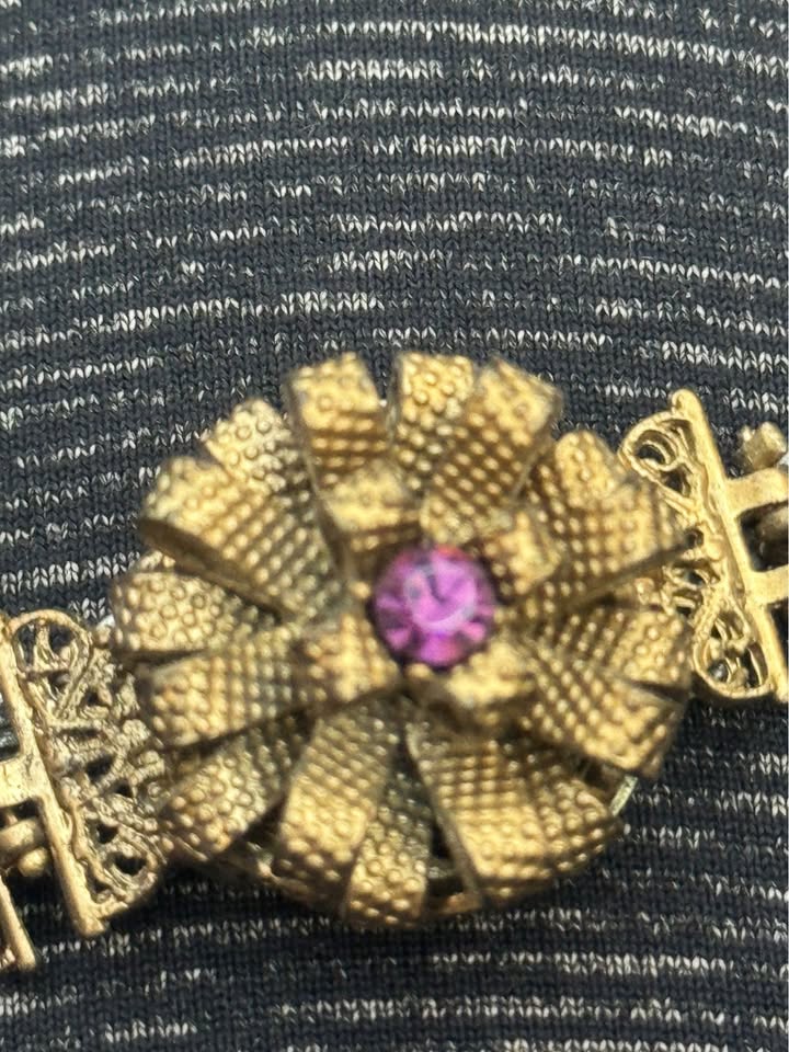Stunning OOAK Vintage Handcrafted Bracelet - photo 5