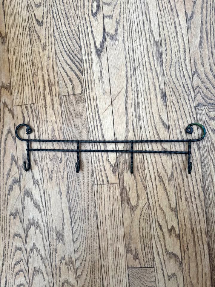 Wrought Iron Mug or Towel Rack